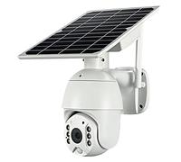 Videocamera di sicurezza 4G LTE 1080P alimentata da batteria solare, antivento e antipioggia, rilevamento del movimento, visione notturna, non c'è bisogno di wifi e fili (Size : Camera)