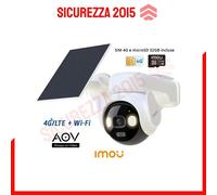 Videocamera di sorveglianza da esterno 4G/Wi-Fi 5MP a batteria tecnologia AOV