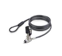 StarTech.com Cavo di sicurezza antifurto per notebook compatibile con slot Noble Wedge Slim, cavo in acciaio da 1,5m