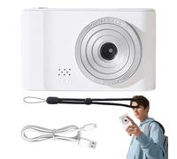 Videocamera digitale 4.400 W, punto e scatto 4K, senza scheda di archiviazione, fotocamera digitale con zoom digitale 8x, anti-vibrazione, per fotografia, da viaggio