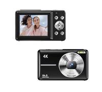 Videocamera digitale 4K 30FPS con 64MP 18X 2 4 pollici schermo batteria incorporata per adolescenti studenti amici