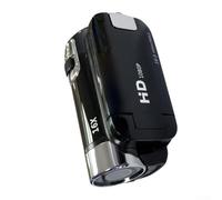 Videocamera digitale Full HD 1080p, per videocamera, zoom 16x, schermo LCD girevole da 2,7 pollici, per una registrazione fluida di viaggi, eventi o selfie (nero)