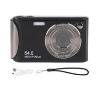 Videocamera Digitale Nurnesy 64MP con Risoluzione 4K, Zoom Ottico 18x e Messa a Fuoco Automatica-Adatto per Viaggi, Eventi e Graduazioni-display da 2,4 Pollici