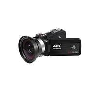 Videocamera Digitale, Videocamera 4K 48MP 16x. Digital Zoom Vlogging Telecamera Riempimento incorporato Light touch screen Vlogging for Vlog Recording Photography Recorder CAM(64 G SD Card,AF1 Lens)