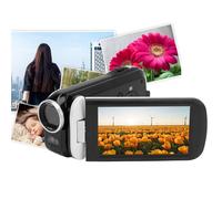 Videocamera Digitale, Videocamera HD da 48 MP 2,7 K, Videocamera Digitale Portatile DV con Schermo TFT da 3 Pollici, Zoom Digitale 18x, Altoparlante Integrato, Scatto Temporizzato