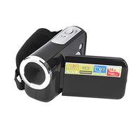 Videocamera digitale, videocamera TFT 1080P con zoom digitale 16X Videocamera DV leggera e di piccole dimensioni for videocamere Bambini Principianti Adolescenti(Nero) (Color : Black)