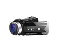 Videocamera Digitale, Videocamera videocamera 4K VLOGGING PERSAGGIO for la visione notturna del telecomando WiFi in diretta fotografia Touch Screen scattare foto(64GB SD Card,K1 Camera Only-Gray)