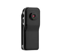 Videocamera DVR Mini DV MD80 con Batteria Al Litio Custodia in Lega di Piccole Dimensioni con Ricarica USB per Viaggi All'aperto (BLACK)