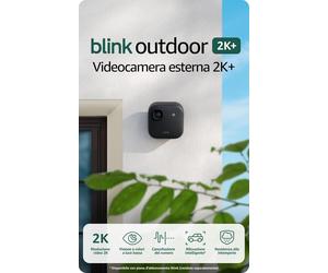 Videocamera esterna 2K+ Blink (ultimo modello) - videocamera di sicurezza smart