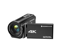 Videocamera For Vlogging 4K Ultra HD 56MP 30FPS Impermeabile Con Zoom Digitale 18X Scatta Nitida Fluida