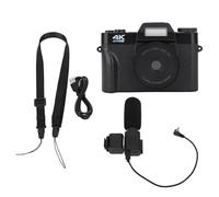 Videocamera, fotocamera digitale 4K, fotocamera per vlogging da 48 MP con schermo IPS da 3,0 pollici per vlogging fotografico