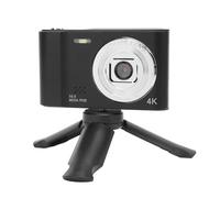 Videocamera Fotografica, Telecamera Compatta Microfono Integrata 50 MP con Risoluzione 4K Sensore CMOS per la Registrazione dei Viaggi Sulla Vita (Nessuna scheda di memoria)