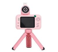 Videocamera Giocattolo per Bambini, Fotocamera Digitale per Bambini Foto da 40 MP Obiettivo Flip a 180° Divertimento Ricaricabile Giocare Portatile per la Fotografia (32G)