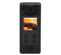 Videocamera Indossata Dal Corpo 4K HD, Videoregistratore WiFi Portatile con Visione Notturna, Rilevamento del Movimento, Schermo LED da 1,3 Pollici, Rotazione di 180°,