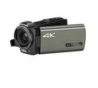 Videocamera live streaming 4K, videocamere Blogger Vlog con zoom ottico 12X, schermo IPS, telecomando Scatta Nitida Fluida