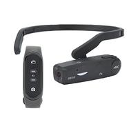 Videocamera Montata Sulla Testa, 4K FHD 1080P 60FPS Videocamera Indossabile da Testa Videocamera Vlog, Stabilizzazione a 130 Gradi WIFI Hands Off Camera Webcam con Telecomando, Supporto per Scheda di