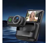 Videocamera panoramica compatta con WiFi anti-shake e supporto magnetico per ciclismo all'aperto Vlogging Avventure registrazione