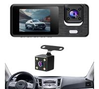 Videocamera per Auto | Macchina Fotografica Auto 3 Montata su Cruscotto - Visione Infrarossi WiFi 1080P Monitor di Immagine di Retromarcia per Angolo Morto Camion Taxi Campeggio Auto
