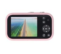 Videocamera per bambini, leggera zoom digitale 16x, fotocamera Vlogging, maggiore durata della batteria per i viaggi (rosa)