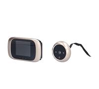 Videocamera per campanello, videocamera per videocitofono Visione notturna a infrarossi facile da usare per il negozio per la casa(oro)