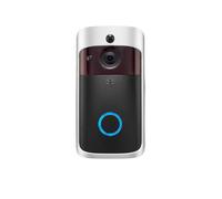 Videocamera per campanello, Videocitofono con telecamera HD Wi-Fi, funzionamento wireless, rilevatore di movimento, visione notturna for audio e altoparlante,Sistema di sicurezza domestica