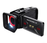 Videocamera portatile 4K HD WIFI con zoom digitale 18x, schermo HD da 3 pollici e lunga durata della batteria per registrazione video in stile retrò e eventi