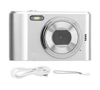 Videocamera portatile per vlog ZenithAur, fotocamera digitale per selfie da 48 MP 1080P con schermo da 2,4 pollici, zoom 8X, luce di riempimento integrata, ideale per adolescenti