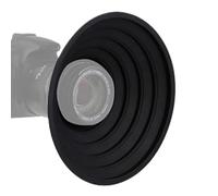 Videocamera - Silicone SLR Shade | 50 70mm silicone riduce il riflesso del vetro protegge fotocamera slr da schizzi polvere neve fango leggero ombra flessibile per viaggi s