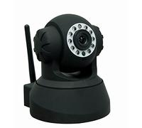 Videocamera sorveglianza IR - 11 led - wi-fi - P2P, con registrazione audio, sensore di movimento, avviso via mail di intrusione e rotazione su 2 assi. Compatibile con Apple e Android