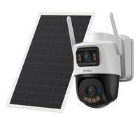 Videocamera sorveglianza Kit AOV 4G Dual Lens e Solar Panel (Ricaricabile) Whit