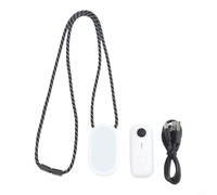 Videocamera sportiva compatta magnetica 4K grandangolare per casco da ciclismo, registrazione POV, custodia impermeabile inclusa, colore nero, 12 x 10 x 5 cm (bianco)