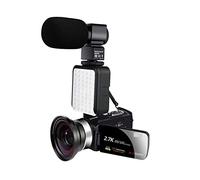 Videocamera Telecamera 2.7K Video Camera Camcorder Webcam 3.0 Inch IPS HD Touch screen FHD Camera Support Remote Control Original Camera Videocamera multifunzionale per vlogging(64GB SD Card,Option D)