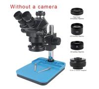 Videocamera USB da 48 MP 2K 60 FPS, laboratorio industriale, ingrandimento simultaneo, zoom continuo, microscopio stereo trinoculare 7X 50X(3.5X-100X)