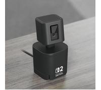 Videocamera USB - HORI - Nintendo Switch 2 - Braccio flessibile e copriobiettivo - Nero