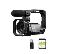 Videocamera, Video Camera 4K Digital Camcorder AE8 IR Night Vision WiFi Vlogging Cameras With Microphone 3 2GB Scheda di memoria