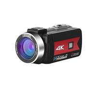 Videocamera, Video digitale 4K for la registrazione della fotocamera Vlog Wifi con microfono 5 6MP Videocamera for visione notturna del touch screen di bellezza(16 G SD Card,K1 Standard)