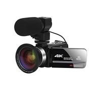 Videocamera, Videocamera professionale Full 4K Videocamera digitale grandangolare da 48 MP Streaming Time Lapse Vlog Videoregistratore Microfono Webcam(64G SD Card)