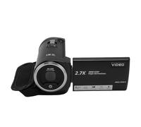 Videocamera Videocamera, Registrazione in Loop Videocamera Digitale Zoom Digitale 16X 50MP 2.7K HD con Foro Filettato da 1/4 di Pollice per Matrimonio (8GB)