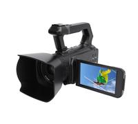 Videocamera, Videoregistratore da 48 MP 2,7 K, Zoom Digitale 16X, Zoom Ibrido 64X, Touch Screen con Rotazione da 4,0 Pollici Videocamera Webcam Portatile con Stabilizzazione