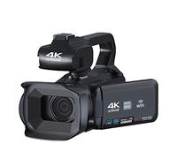 Videocamera Vintage Full 4K UHD 60FPS For Streaming Live Vlog 18X 64MP Registratore Digitale 4 "Ruota Schermo Scatta Nitida Fluida(With 128G,Only Camcorder)