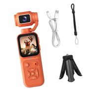 Videocamera Vlogging con pulsanti integrati, A | Guscio in ABS portatile, visualizzazione dello schermo per storie quotidiane, video da afferrare e andare