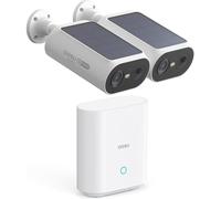 Videocamere di sorveglianza Aosu C8E-2H 2K Visione Notturna Esterna IA Pannello Solare Audio Bidirezionale