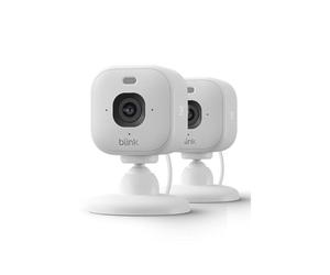 Videocamere di sorveglianza Blink Mini 2K Visione Notturna Interna Controllo Vocale Audio Bidirezionale