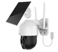 Videocamere di sorveglianza Foscam B4 WiFi 2K Visione Notturna Esterna Pannello Solare Audio Bidirezionale Controllo Vocale