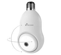 Videocamere di sorveglianza Nivian NVS-IPC-BULB1 2K Visione Notturna Interno ed Esterno IA Controllo Vocale Audio Bidirezionale