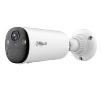 Dahua Apollo Bullet C1 4MP Kit Smart Telecamera di sicurezza Wi-Fi alimentato a batteria Dual Band con AOV, Wi-Fi 6, pannello solare incluso (bianco)