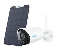 Videocamere di sorveglianza Reolink Argus Series B320 FullHD Visione Notturna Interno ed Esterno IA Pannello Solare Controllo Vocale Audio Bidirezionale