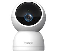Strong - Telecamera di Sicurezza Interna 5MP, SHC05IR0-W, Sorveglianza Continua, Rilevamento Movimento, Visione Notturna, Wi-Fi, Autoportante, Compatibile con App, Vista Panoramica a 360°
