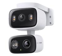 TP Link Tapo C246D - Telecamera di sicurezza a doppia lente per interni ed esterni, 2 K, 3 MP