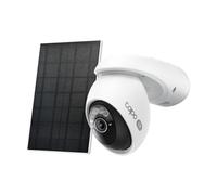 Tapo kit telecamera di sicurezza smart a batteria wi-fi 4k + pannello solare tplink-tapo
